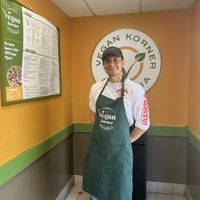 Owner! I love him & def support him!  at Vegan Korner in Grand Terrace