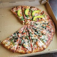 Mexican (top) and Margherita (bottom) at Vegan Korner in Grand Terrace