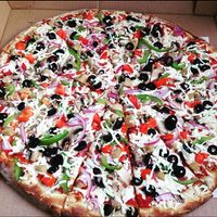 Veggie cheese, Chickun, and vegetables  at Vegan Korner in Grand Terrace