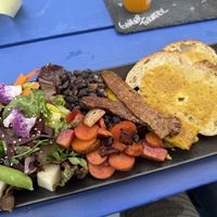 Plough thru with tofu instead of eggss  at Farmacy+Fermentary in Charlottetown