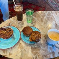 Berry pie and muffins  at Cuppa Tahoe in South Lake Tahoe