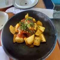 papas at Caffe Lunatico in Cartagena