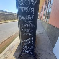 board at Caffe Lunatico in Cartagena