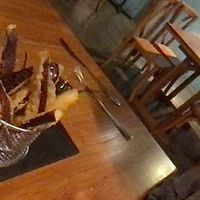 eggplant appetizer - great at Caffe Lunatico in Cartagena