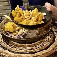 Veg ceviche   at Caffe Lunatico in Cartagena