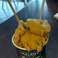 Vegan salted caramel ice cream, Billy Van brand at Soul Harvest Wholefoods in Margate