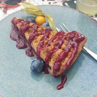 Crumble aux fruits des bois at Steck in Tilburg