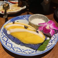 Mango sticky rice at Mak Mak in Kowloon