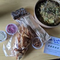 The photo does not do the taste justice sadly. The tastiness wasn't based on presentation for this place just good ol hearty ingredients at plant me in Vancouver