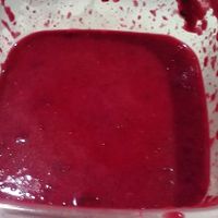 Gazpacho--also part of appetizer package. (A Spanish soup served chilled.) July 2021
 at Hudson Valley Vegans in Rhinebeck