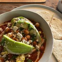 Vegan shakshuka  at Good Mantra in Canggu