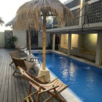 Pool area   at Good Mantra in Canggu