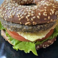 Field Roast & JUST Egg Breakfast Sandwich  at Copper Branch in Nashville