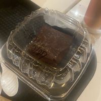 Zucchini brownie - very fudgey!  at Copper Branch in Nashville