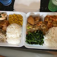 This was the two different varieties that we got.  at Tasty Korean BBQ in Kaneohe
