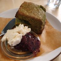 Vegan scone and handmade vegan butter! at Little Aus - 리틀오스 in Busan