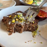 Vegan banana bread and mushroom toastie in the back   at Little Aus - 리틀오스 in Busan