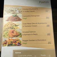 Pasta menu   at Coffee Folks 咖啡人 in Kowloon