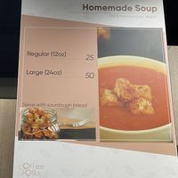Soup menu   at Coffee Folks 咖啡人 in Kowloon
