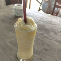 Pineapple smoothie at Tamachat Vegan Food - ธรรมชาติ in Koh Samui