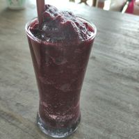 Blueberry smoothie at Tamachat Vegan Food - ธรรมชาติ in Koh Samui