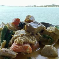Panang curry (the best)  at Tamachat Vegan Food - ธรรมชาติ in Koh Samui