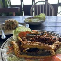 Fried fish  at Tamachat Vegan Food - ธรรมชาติ in Koh Samui