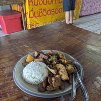 Spicy sausage was really good at Tamachat Vegan Food - ธรรมชาติ in Koh Samui