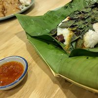 Additional chili sauce on the side at Sanjan Cafe in Chiang Mai