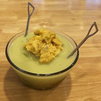 Durian cendol  at Sanjan Cafe in Chiang Mai