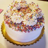 Birthday cake! at GG's Vegan Bakery in Bozrah