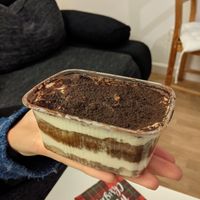 Vegan tiramisu at San Paolo Bar Cafe in Munich