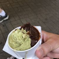 Pistachio and chocolate   at Alfreddo Veggani in Sao Paulo