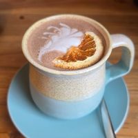 Chocolate caliente con soya at Sabor a Verde in Valdivia