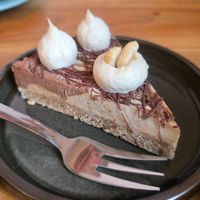 Tarta mantecol at Sabor a Verde in Valdivia