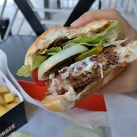Beyond burger at Buffalo Burger in Hurghada