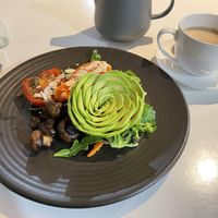 Picnic Cafe’s savoury Vegan Breakfast. A bit heavy on the avocado and light on everything else. at Picnic Cafe in Hobart