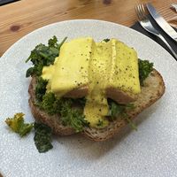 Vegan Florentine  at Picnic Cafe in Hobart