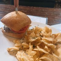 jerk marinated gardein chicken!!!  at Persimmon Hollow Brewing Co in Orlando