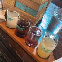 mimosa flight!  at Persimmon Hollow Brewing Co in Orlando