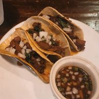 vegan tacos  at Persimmon Hollow Brewing Co in Orlando