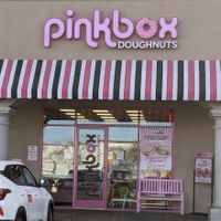 Entrance at Pinkbox Doughnuts in Las Vegas