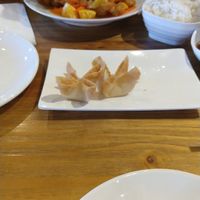 Vegan cream cheese wontons at Veggie Village in Scottsdale