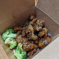Sesame chicken at Veggie Village in Scottsdale