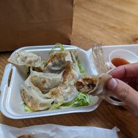 Pot stickers at Veggie Village in Scottsdale