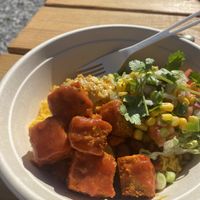 Bowl with tofu at Boca Fresca in Winter Park