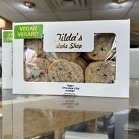 Vegan chocolate chip cookiess  at Tilda's Bake Shop in Rocky Point