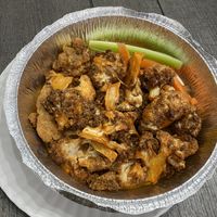 Buffalo Cauliflower -very tasty!  at D'Matteos Pizza & Grill in Ronkonkoma