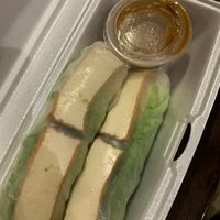 This is their tofu summer roll. Their peanut sauce is my favorite to dip.  at Planet Pho in Kailua