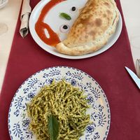 Vegan calzone  at Chris Kitchen in Fuerteventura